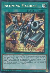 Incoming Machine! MP25-EN111 Prismatic Secret Rare 1st Edition