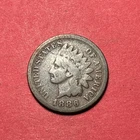 (1) Beautiful Antique 1886 Indian Head Cent/Penny Type 1 CHOICE G-GOOD