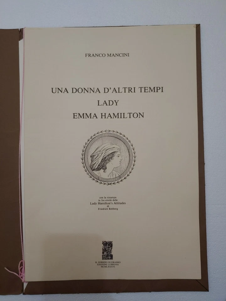 Lady Hamilton's Attitudes Portfolio Ltd Ed. 63/300 - Friedrich Rehberg 1987 - Image 3 of 4