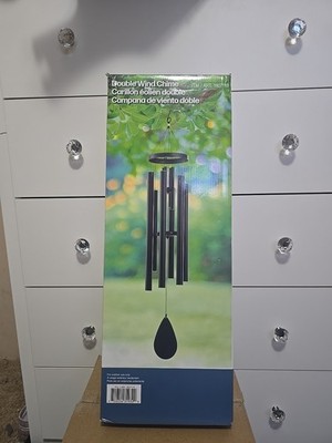 Costco Double Wind Chime 7.4''  Diameter x 46.4'' Tall Harmonic Aluminum Tubes
