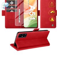 HandyhüLle Wallet Mit Schutzfolie FüR Samsung Galaxy A51 4G Flip Case