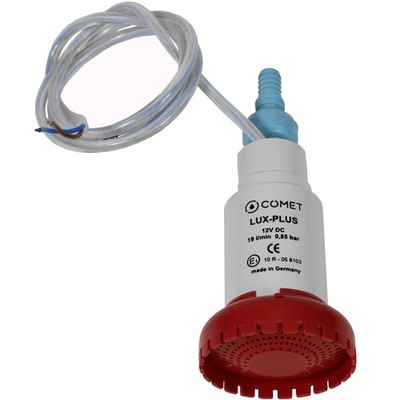 Comet LUX-PLUS Tauchpumpe Wasserpumpe mit Rückschlagventil + Filter 12V 15 l/min
