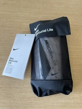Espinilleras de fútbol Nike Mercurial Lite adulto blancas/negras DV1771-100 talla grande