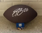 Saquon Barkley Signed Full Size Football Ball w/COA Eagles SB Champs