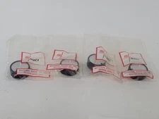 4X National Radio knob with spun aluminum top - for 3/16" shafts