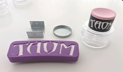 TAOM LILA DUO KREIDEHALTER & 1 BLOCK ORIGINAL TAOM PINK PYRO KREIDE + KOSTENLOSER VERSAND