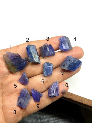 #ad #ad AAA Blue Violet Tanzanite Rough Gemstone Natural Heated Crystal. Tz#3 $50.90