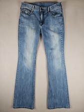 True Religion Becca Mid Rise Boot Cut Jeans Size 30x30 Blue Stretch Denim USA