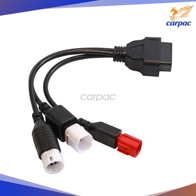 3pin 4 pin 6p 3in1 OBD2 Diagnostic Adapter Connector Cable For Yamaha Brand New