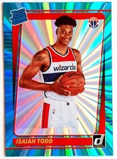 Isaiah Todd Donruss Rated Rookie Teal Holo Laser #237 - Washington Wizards