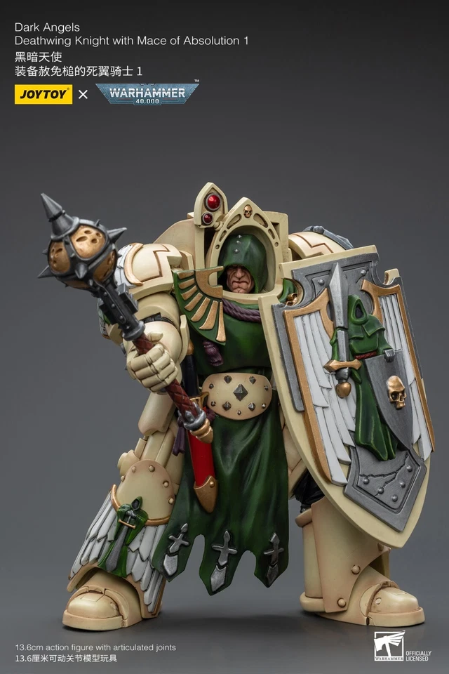 JOYTOY WARHAMMER 40K Ángeles Oscuros Caballero Alamuerte Militar Figura de Acción Juguetes Foto 4 de 4