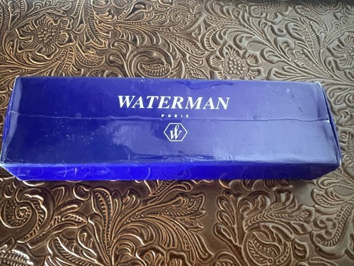 Waterman Pen Fountain Pen Seduction Chrome Piping Blue Cartridge A Marking - Picture 13 of 13