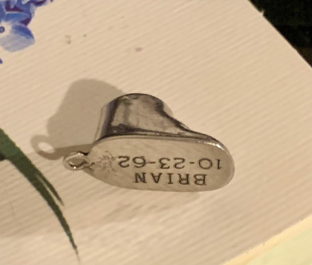 Charme De Bracelet Vintage Bébé Chaussure 1,8 G Argent Sterling 925 - Souvenir Mignon Et Délicat