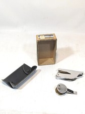 Master Seal Stamp Embosser Notary Public State w/ Case TESTED