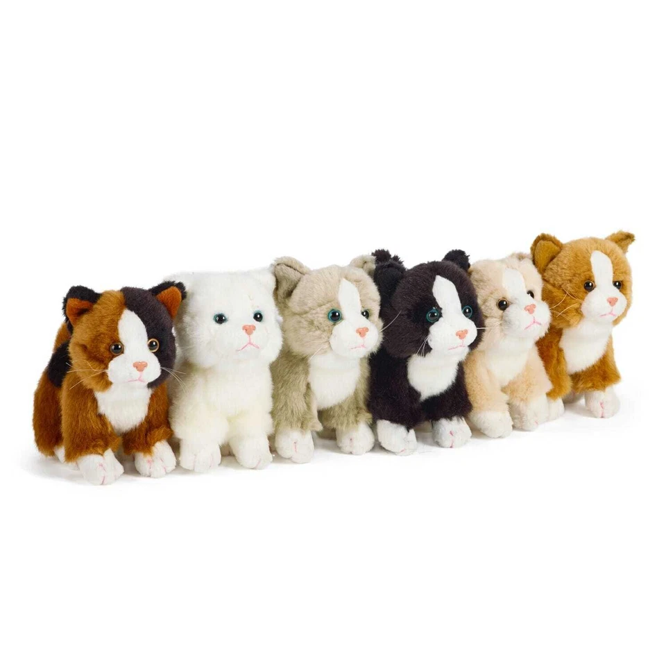 Kätzchen versch.Farben Plüschtier Stofftier Kuscheltier Mini-Plüsch-KATZE H=12cm