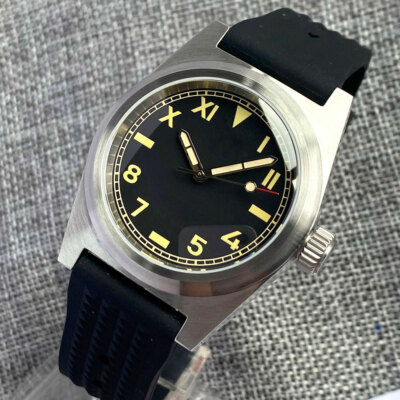 38mm Tandorio California Dial Sapphire NH35A PT5000 Automatic Diving Mens Watch