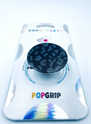 Imprimé Léopard Et Tournesols Jaunes Pour Filles PopSockets PopGrip