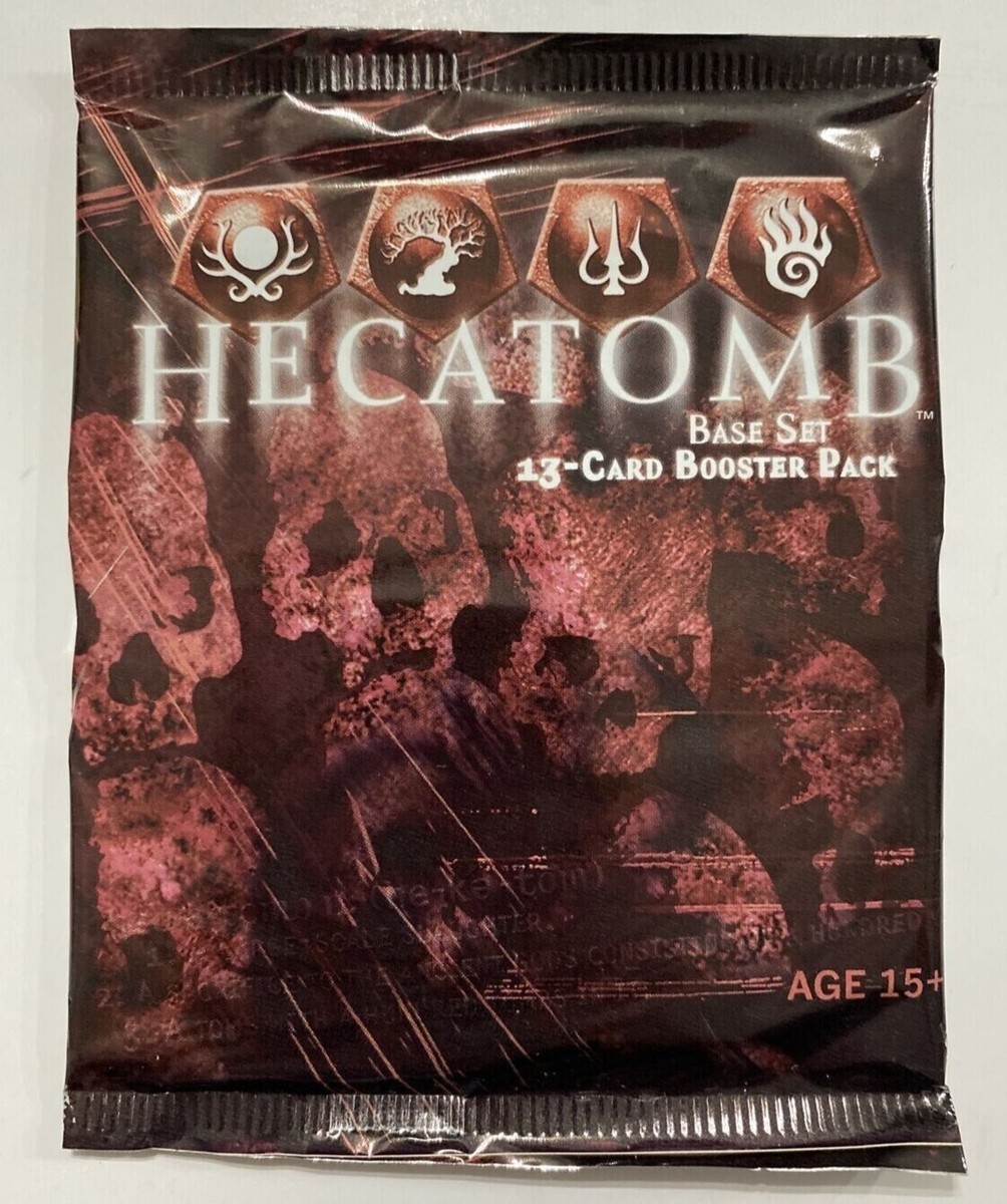 hecatomb booster box TCG CCG Premiere Base Pack WOTC 2005 NEW FACTORY SEALED Wizards Breed creatures of MYTH AND NIGHTMARE HECATOMB PREMIERE BOOSTER BOX &