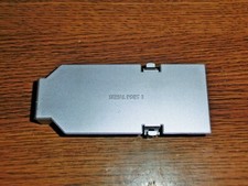 Original OEM Serial Port 1 Cover Nintendo Gamecube - Silver