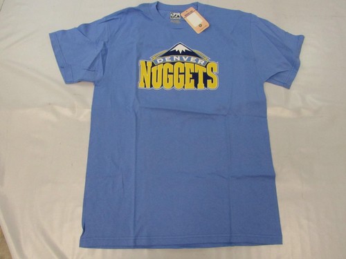 New Denver Nuggets Mens Size M Medium Blue Majestic Shirt