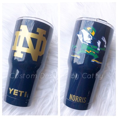 notre dame yeti rambler
