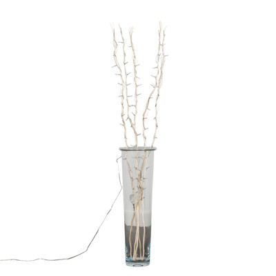 Dekorative Feenlichter Blumendesign Zweig Zuhause Moderne Beleuchtungskunst