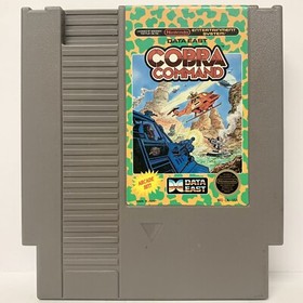Cobra Command Nintendo NES With Box Arcade Hit Data East Blast Em Up Game