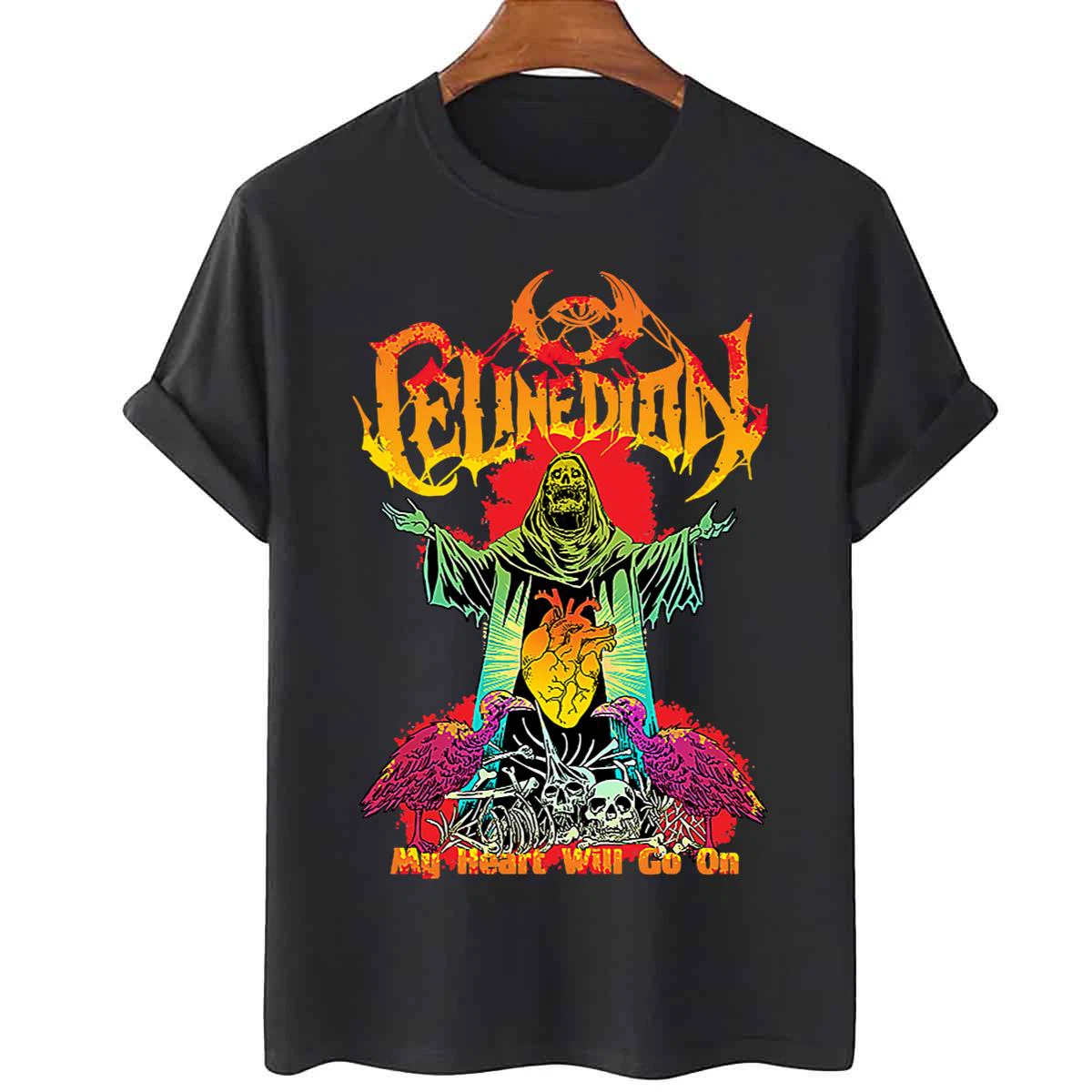 Celine dion 2024 metal shirt