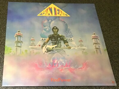 CHATEAUX-FIREPOWER-2018 140g ULTRA CLEAR VINYL LP+POSTER-NWOBHM-NEW & SEALED