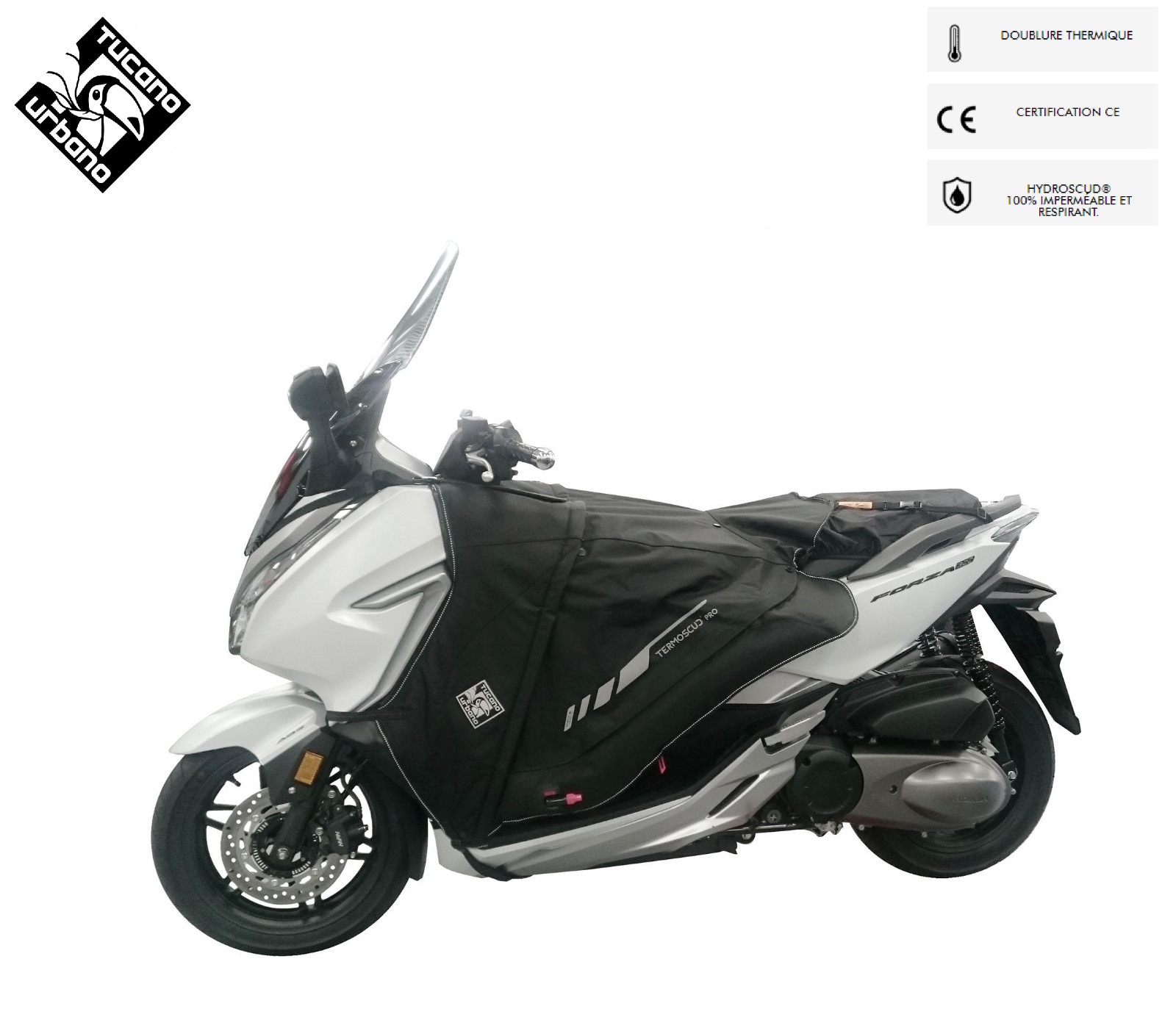 Tablier imperméable anti-flottement pour scooter MBK Skycruiser 125 250