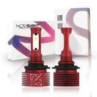 NOVSIGHT 2400LM 9005/HB3 LED Fog Light Bulbs White Replace Halogen Lamp (Red)