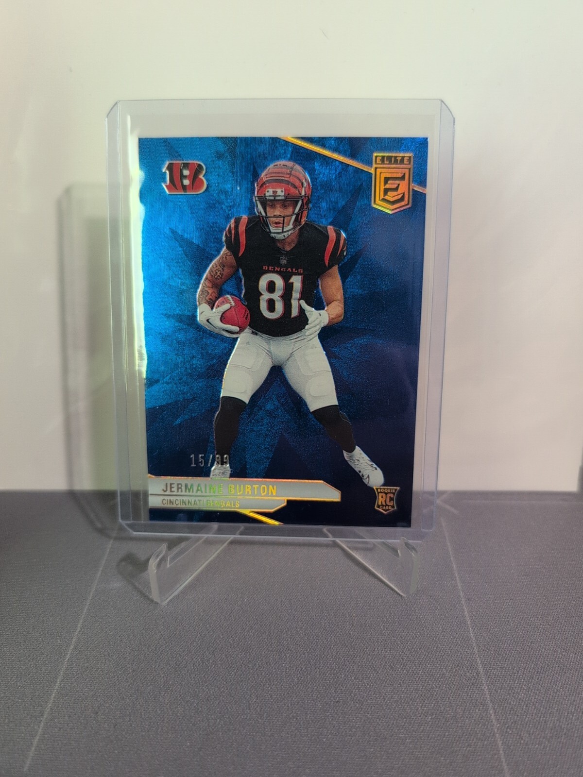 2024 Panini Donruss Elite - Rookies #176 Jermaine Burton /99 (RC) Blue Parallel