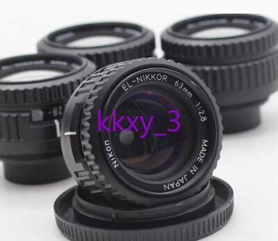 ニコン NIKON EL-NIKKOR 63mm F2.8N（ケース付） 1 PCS NIKON EL-NIKKOR 63/2.8 63mm F2.8 Magnifying Lens tested OK