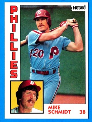 1984 Nestle MIKE SCHMIDT (nrmt) Philadelphia Phillies  (C)