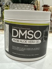 DMSO 70/30 Gel 16 oz. Jar w/ Aloe Vera 99.995 Low odor Dimethyl Sulfoxide