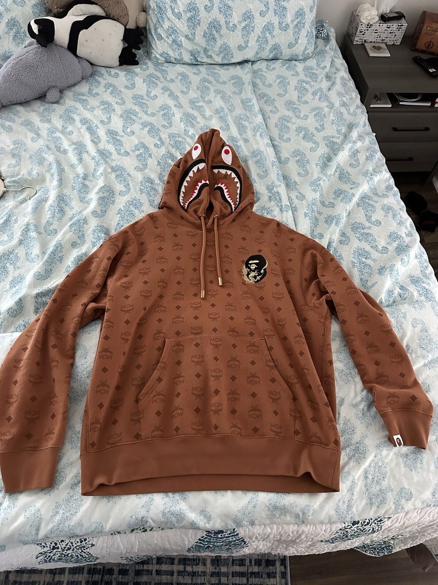 Sweatshirts Hoodies Mcm Champion Collab BAPE X MCM Shark