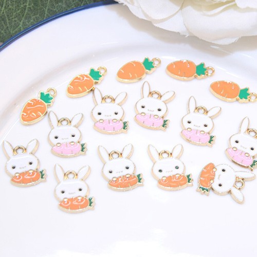 COGCHARGER Briefumschlag Anhänger Set - 20 Stück Herz Anhänger Gold Für Schmuck