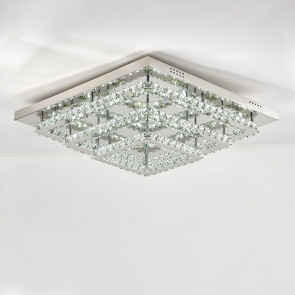 Square on sale chandelier shades