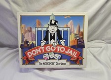 Don  t Go To Jail Monopoly Dice Game VINTAGE 1991