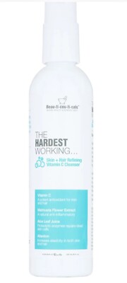 Hardest Working BEAU·TI·CEU·TI·CALS Skin + Hair Refining Vitamin C Cleanser 8 oz