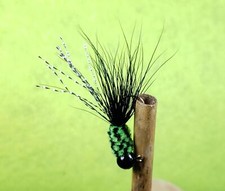 12 Grandpa's Crappie Jig 1/16oz Mustad #4 Hook Deer Belly Hair Tail w/Flash!!