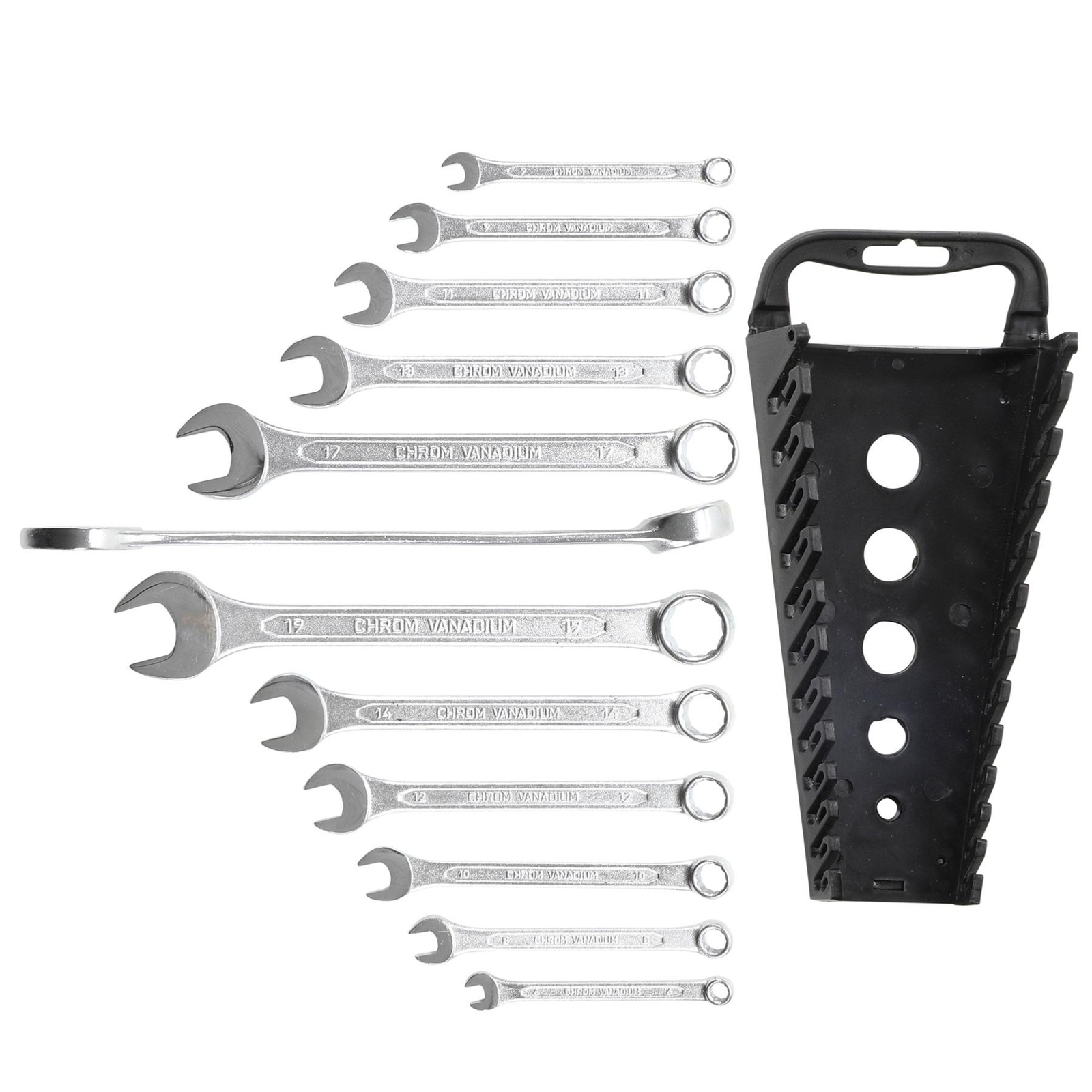 Jeu de clés mixtes de 6 à 22 mm BGS Technic avec support de rangement