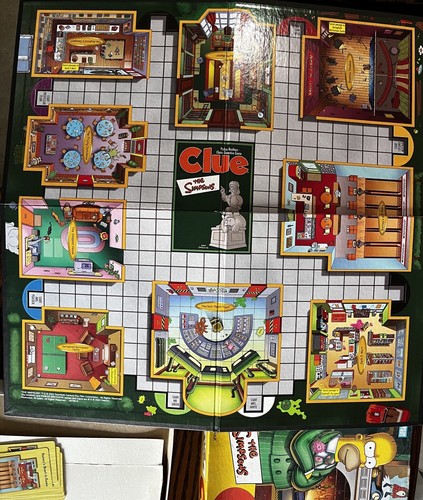 The Simpsons Chess Set 1998,checkers,uno,clue Collectible Board Games Lot Dice - Picture 7 of 19