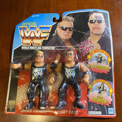 1991 WWF WWE Hasbro Nasty Boys New On Card Brian K...