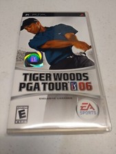USED Tiger Woods PGA Tour 06 PSP EA Sports 1-4 players, hard case