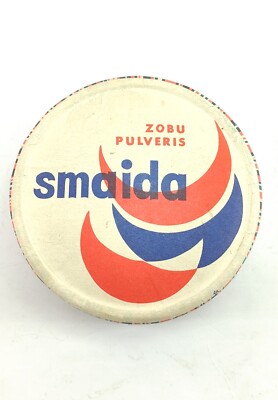 Vintage Lettisches Zahnpulver Smaida Leere Papierbox Dzintars Riga