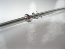 Stainless Steel M2 Threaded Rod 2mm Washers Locking Nut 50mm