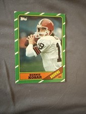 BERNIE KOSAR ROOKIE 1986 CLEVELAND BROWNS TOPPS NRMT #187 FOOTBALL CARD !. rookie card picture
