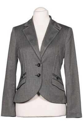 Comma Blazer Damen Business Jacke Kostümjacke Gr. EU 38 Grau #wp18wzf