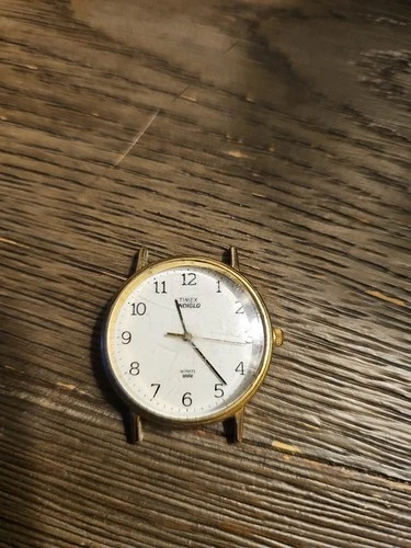 Vintage 90s Timex Indiglo Easy Reader Watch CR 2016 Cell Needs Battery And Band